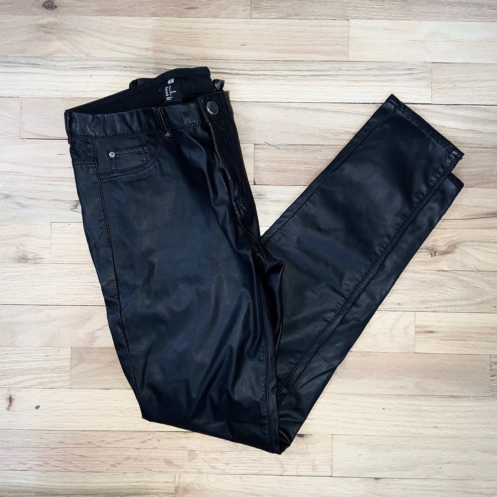 Faux Leather Pants
